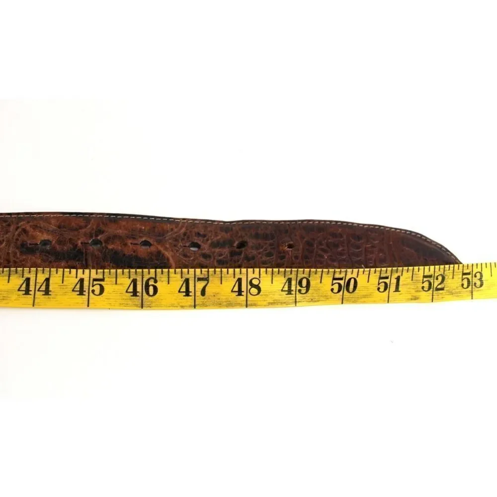 Torino CROCO BROWN GENUINE LEATHER 1.5